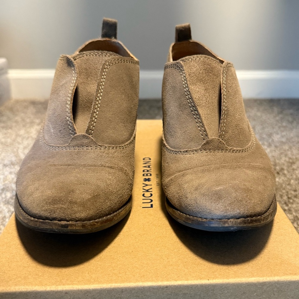 Lucky Brand Brindle Suede Shoes